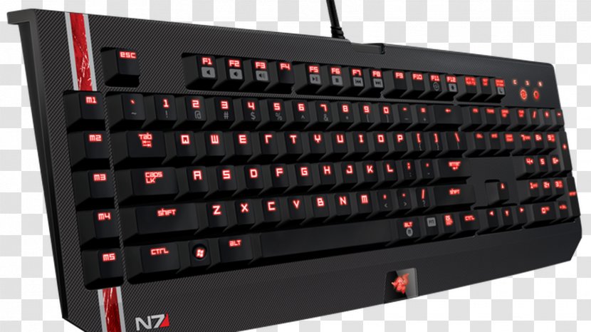 Mass Effect 3 Computer Keyboard Xbox 360 Video Game - Electronic Device Transparent PNG