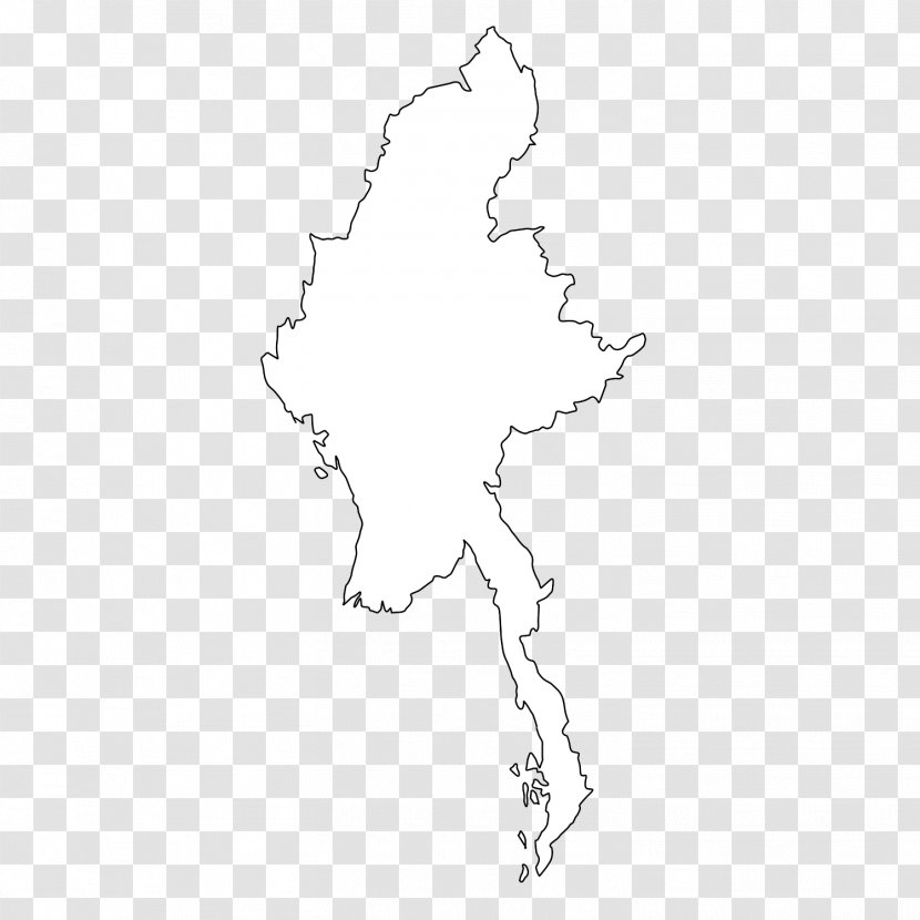 Sketch Finger Drawing Illustration Line Art - Myanmar Flag Transparent PNG