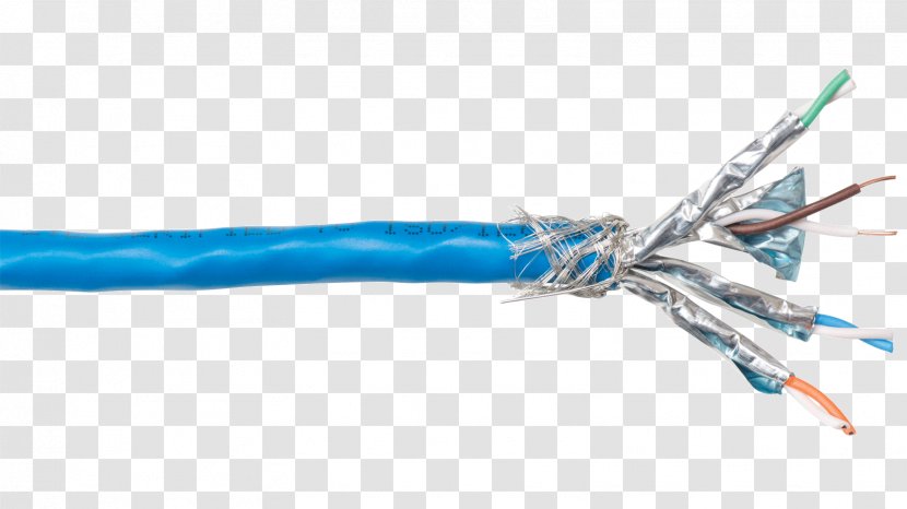 Electrical Cable Network Cables Class F Twisted Pair Category 5 - Computer - 7 Transparent PNG