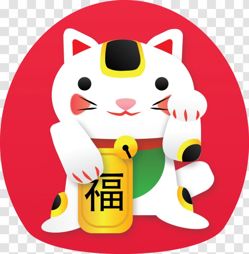 Cat Maneki-neko Luck Clip Art - Lucky Cliparts Transparent PNG