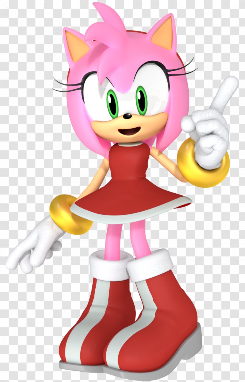 Amy Rose Sonic The Fighters Tails Heroes Runners - Art Transparent PNG