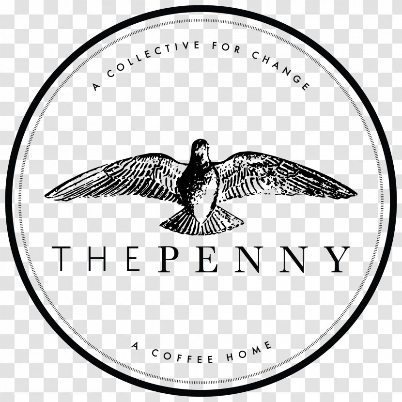 Logo The Penny Coffee Copper - Bird Transparent PNG