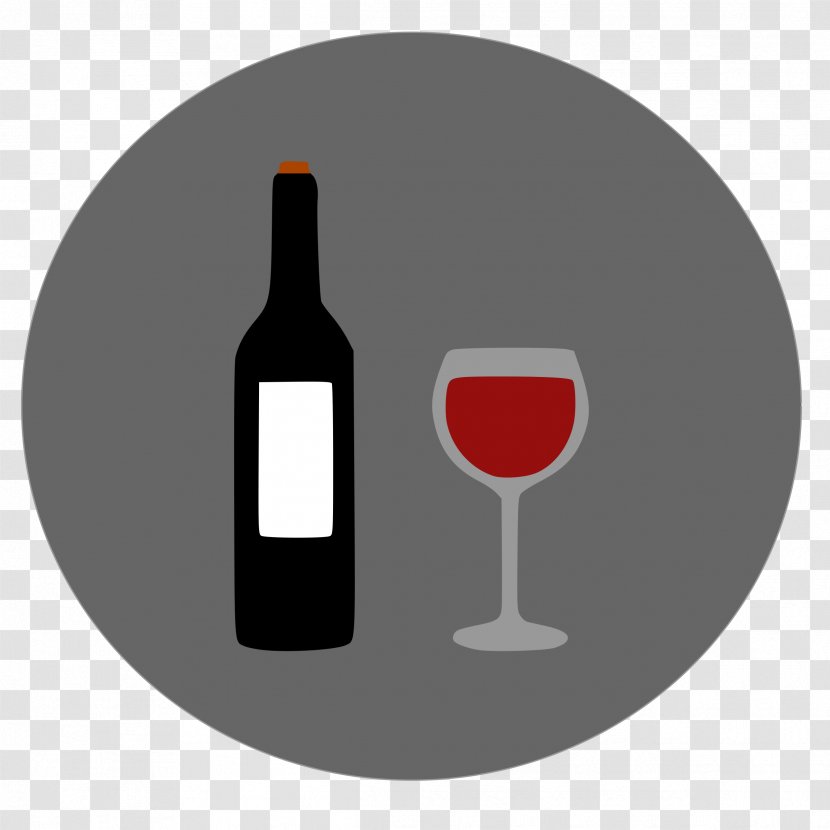 Wine Glass Red Dessert Bottle - Stemware Transparent PNG