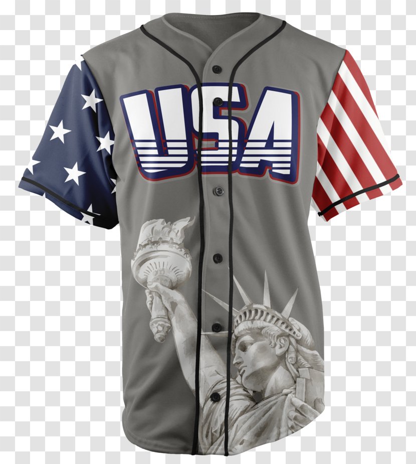 United States T-shirt Jersey Baseball Uniform - Earned Run Average - All Star Transparent PNG