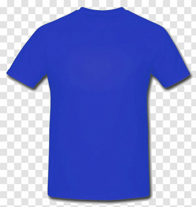 T-shirt Cobalt Blue Clothing Active Shirt - Top Azure Transparent PNG