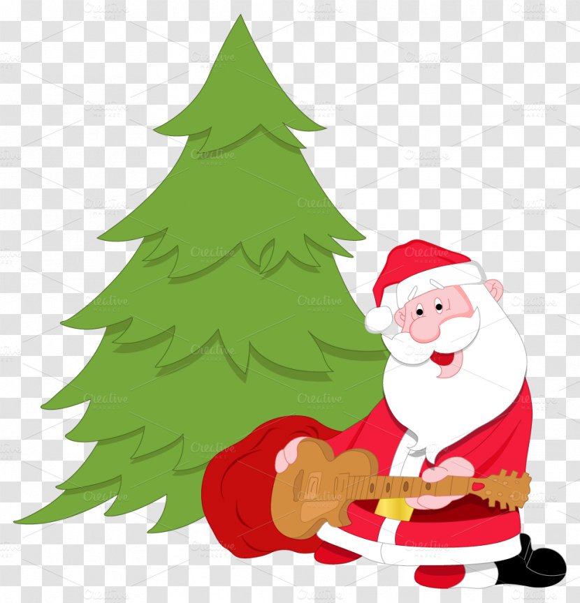 Santa Claus Christmas Day Illustration Vector Graphics Image - Spruce Transparent PNG
