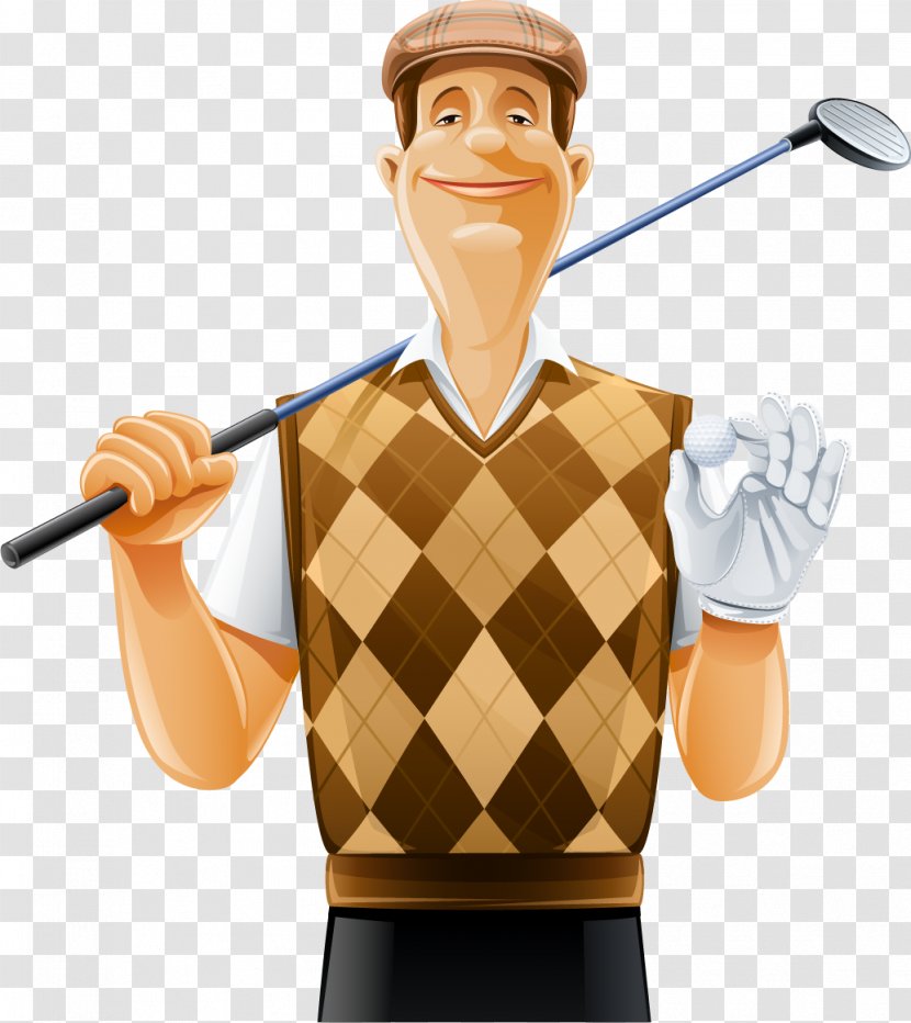 Links OLoup Club De Golf Louiseville Walter Travis Course - Vector Painted Golfer Transparent PNG