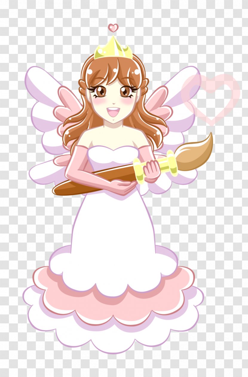 Fairy Pink M Figurine Clip Art - Heart Transparent PNG