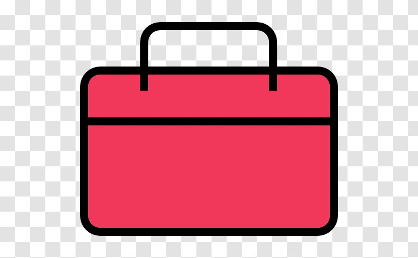 Bag Briefcase Clip Art Suitcase - Pink Transparent PNG