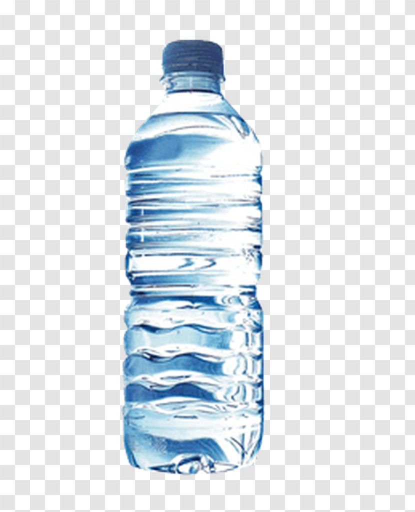 Bottled Water Fizzy Drinks Mineral - Plastic Bottle Transparent PNG