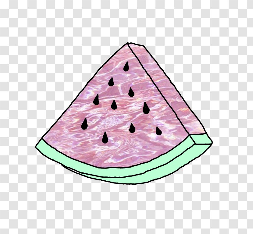 Watermelon PicsArt Photo Studio Sticker Bitstrips - Triangle - WaterMelon Seed Transparent PNG