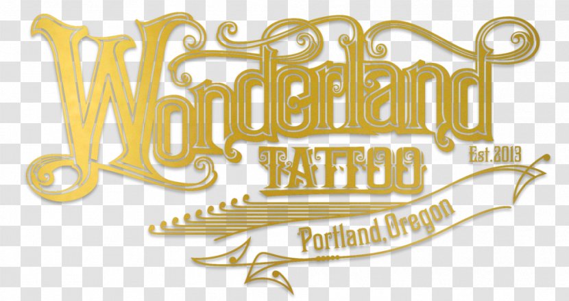 Wonderland Tattoos Tattoo Artist Gresham Removal - Brand - Goldfoil Transparent PNG