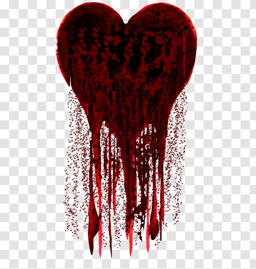 Cartoon Heart - Red Demon Transparent PNG