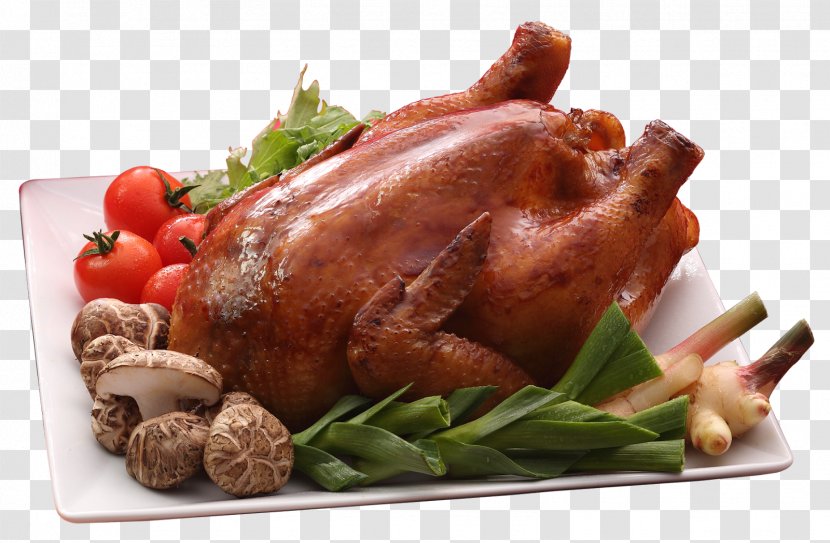 Roast Chicken Barbecue Sunday Meat - Cooking Transparent PNG