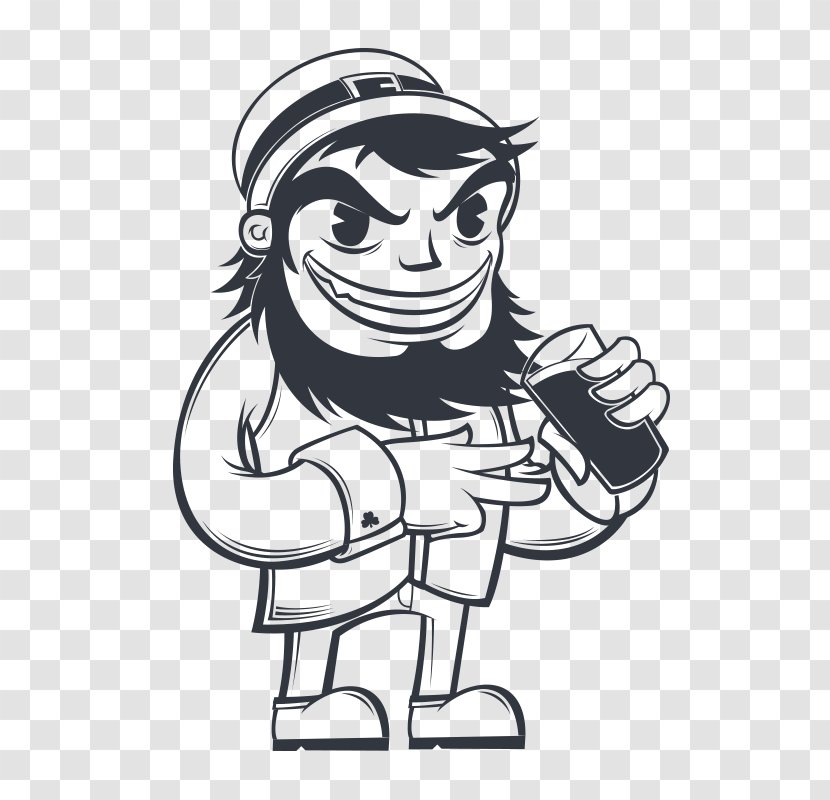 LinkedIn Clip Art User Profile Black And White Job - Cartoon - Akuma Transparent PNG