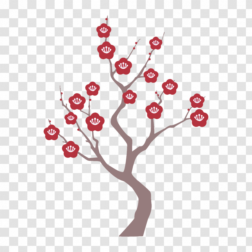 Plum Tree Plum Winter Flower Transparent PNG