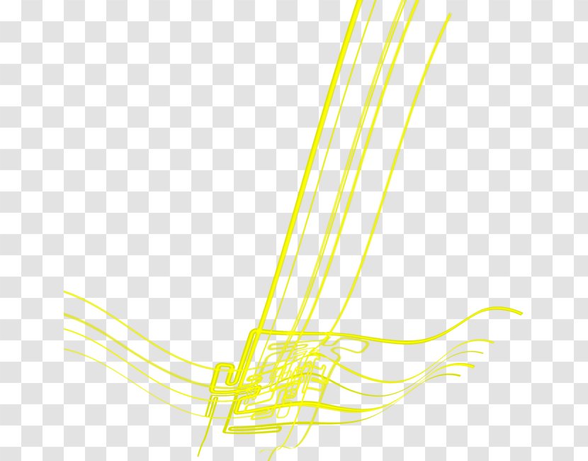 Graphic Design Yellow Pattern - Heart - Flowing Lines Transparent PNG