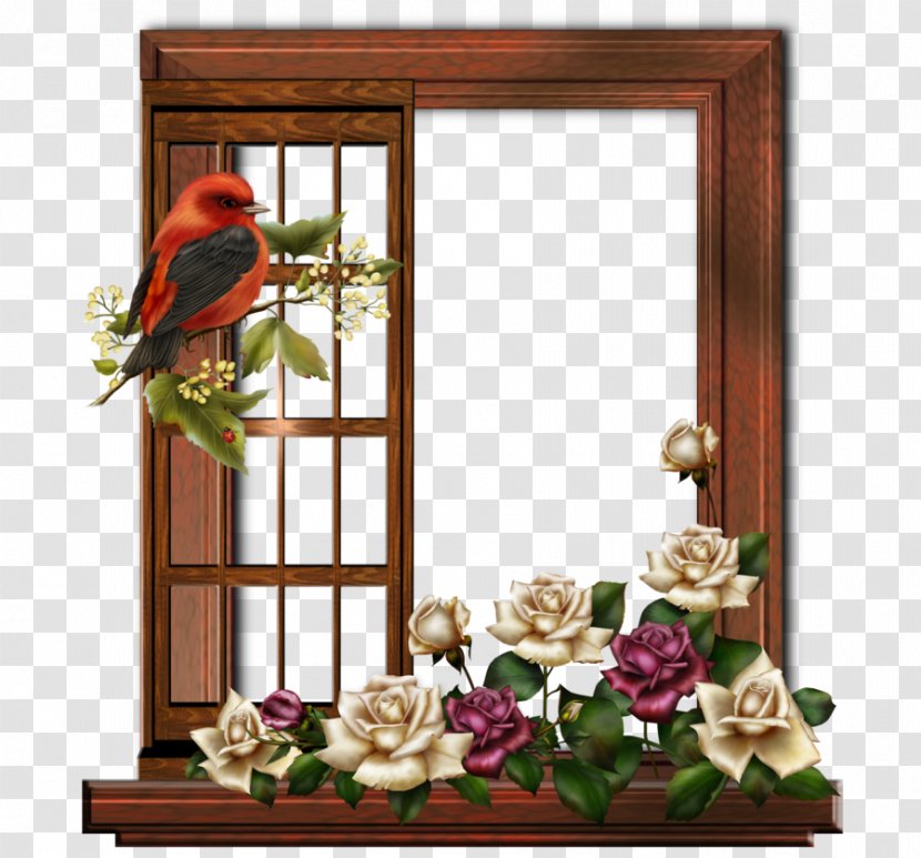 DeviantArt Window Picture Frames Painting - Rose - Old Transparent PNG