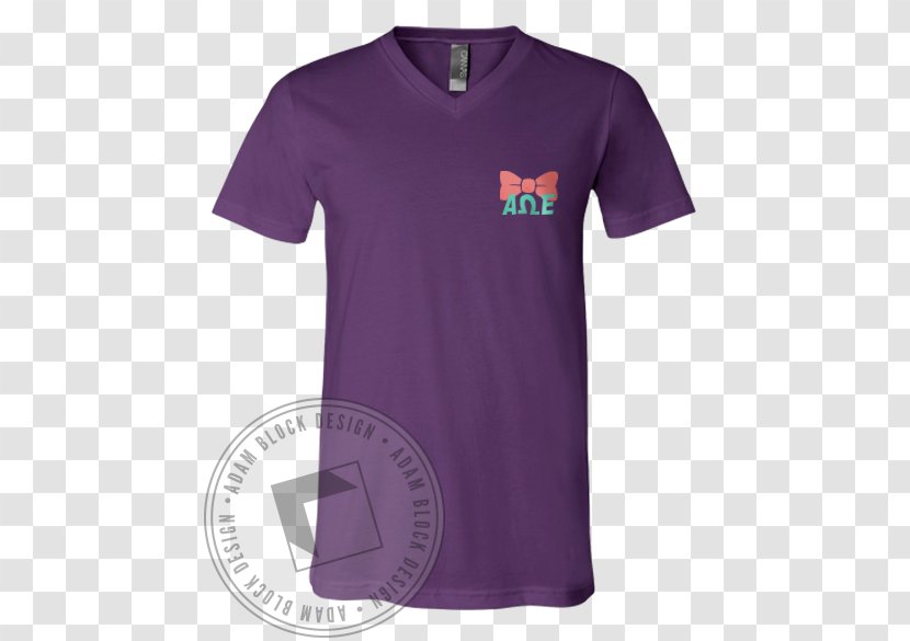 T-shirt Hoodie Neckline Clothing - Violet - Epsilon Jersey Transparent PNG