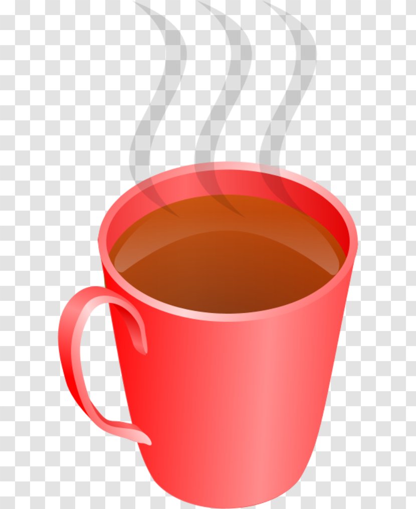 Green Tea Coffee Cup Clip Art - Saucer - Clipart Transparent PNG