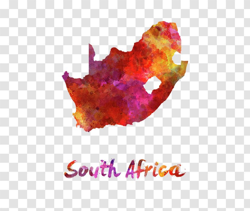 South Africa Vector Map Silhouette Transparent PNG
