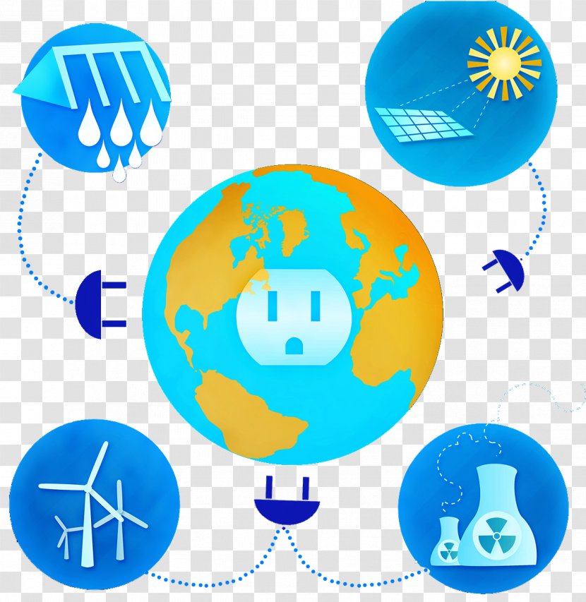 Atom Energiyasi Hydroelectricity Clip Art - Earth New Energy Transparent PNG