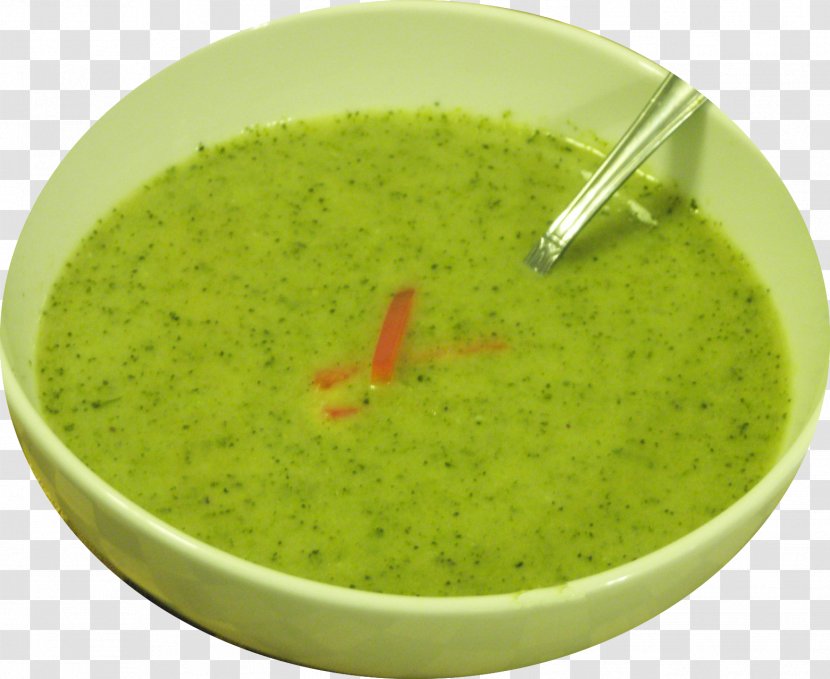 Vegetarian Cuisine Chutney Pea Soup Indian Salsa Verde - Broccoli Transparent PNG