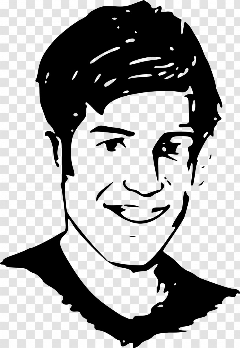 Aaron Swartz Portrait Clip Art - Man Transparent PNG