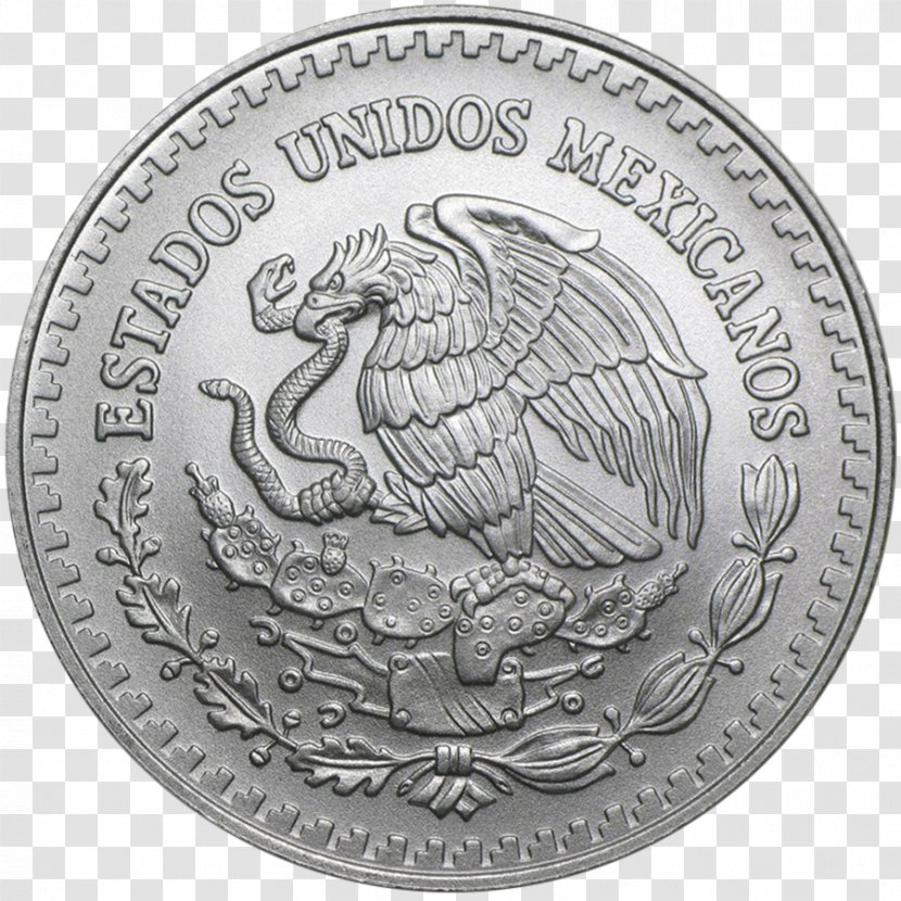 Mexico Libertad Spanish Dollar Silver Coin Transparent PNG