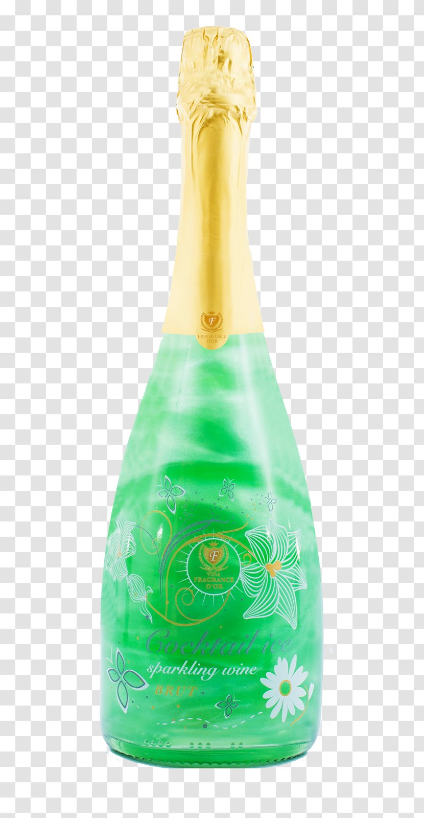 Champagne Mojito Glass Bottle Cocktail Liqueur Transparent PNG
