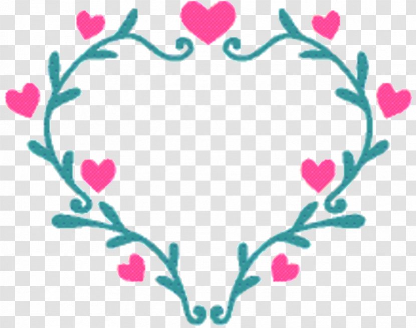 Floral Heart - Design - Pedicel Branch Transparent PNG