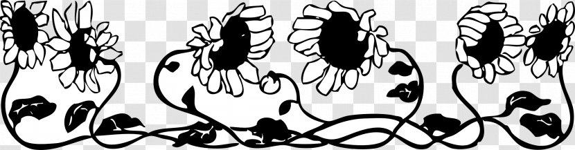 Common Sunflower Clip Art - Frame Transparent PNG