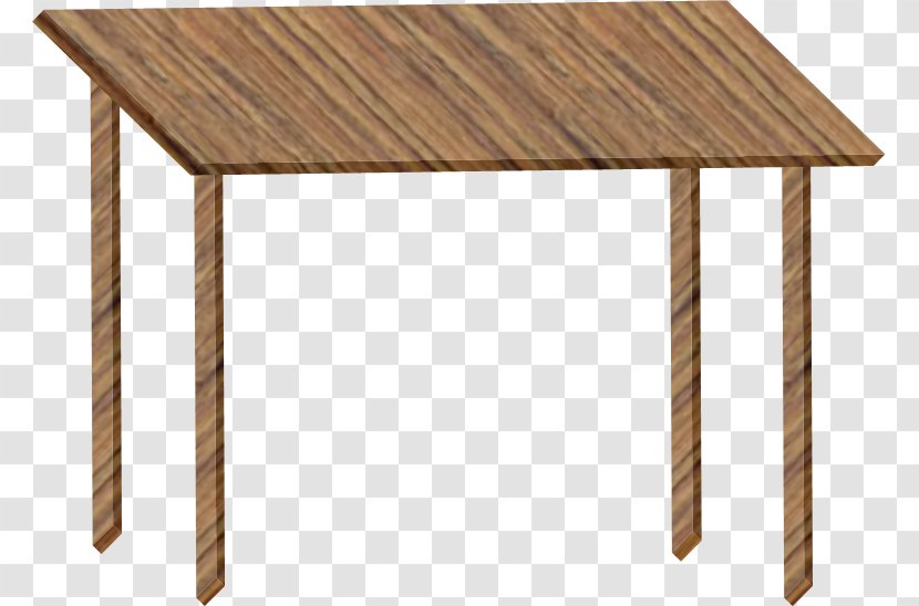 Rectangle Wood Stain Hardwood - Outdoor Table - Angle Transparent PNG