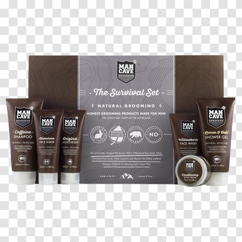 Man Cave Cleanser Hair Styling Products Cosmetics Amazon.com - Amazoncom - Gift Set Transparent PNG
