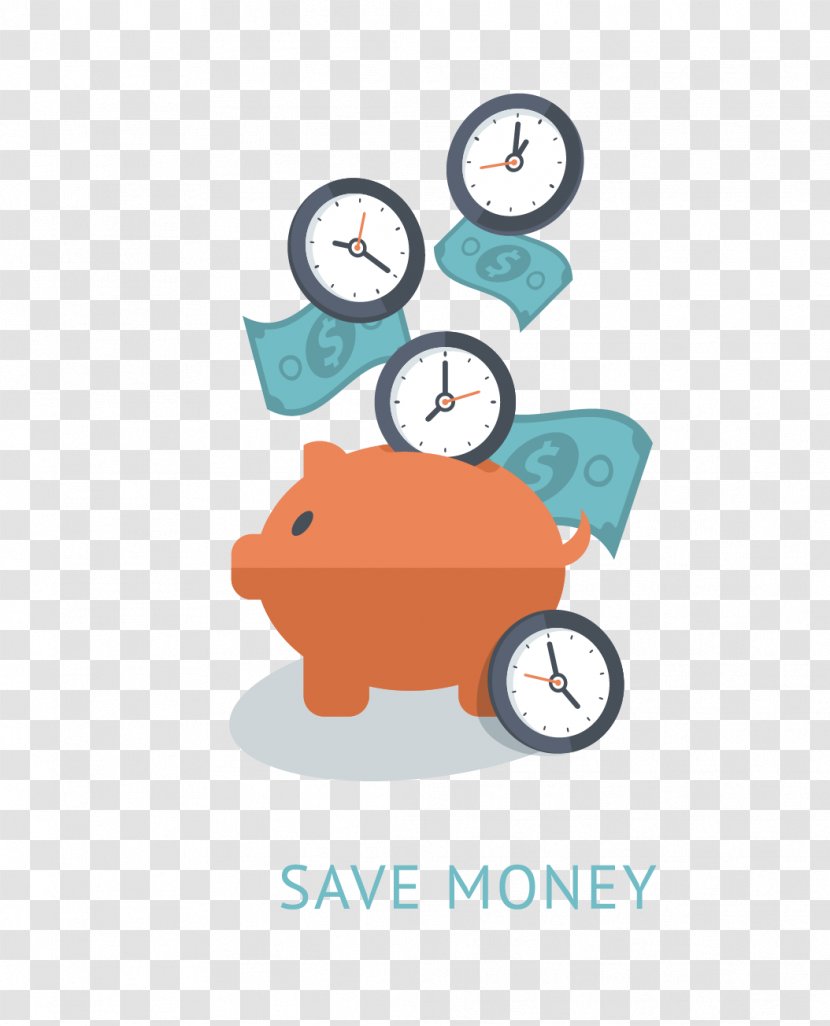 Icon - Piggy Bank - Save Time And Money Jar Transparent PNG