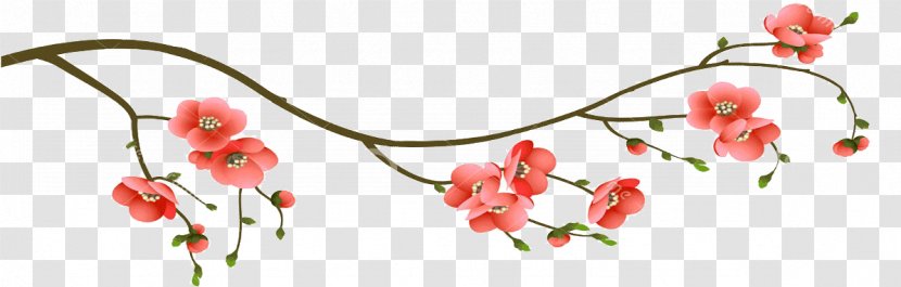 Cherry Blossom Branch Flower Floral Design - Haiku Society Of America - Sakura Transparent PNG