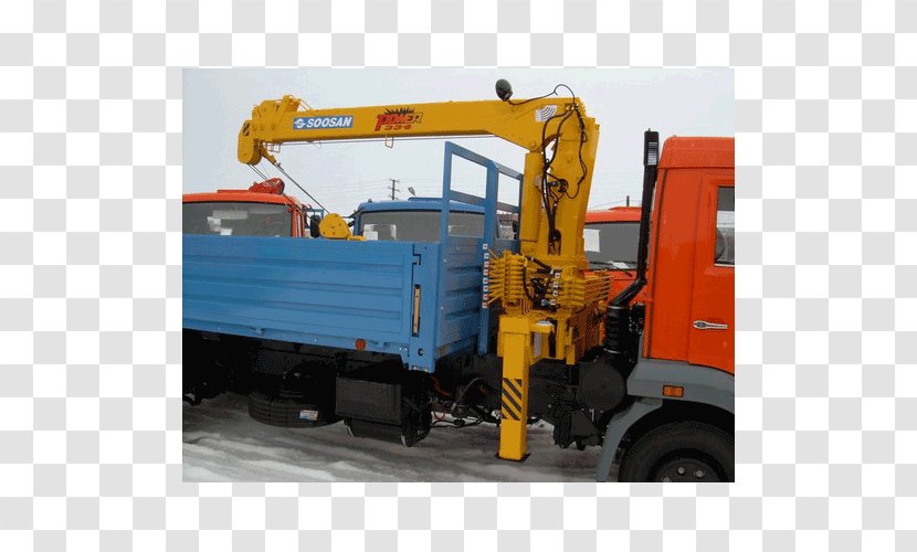 Crane Machine Truck Motor Vehicle Transport Transparent PNG