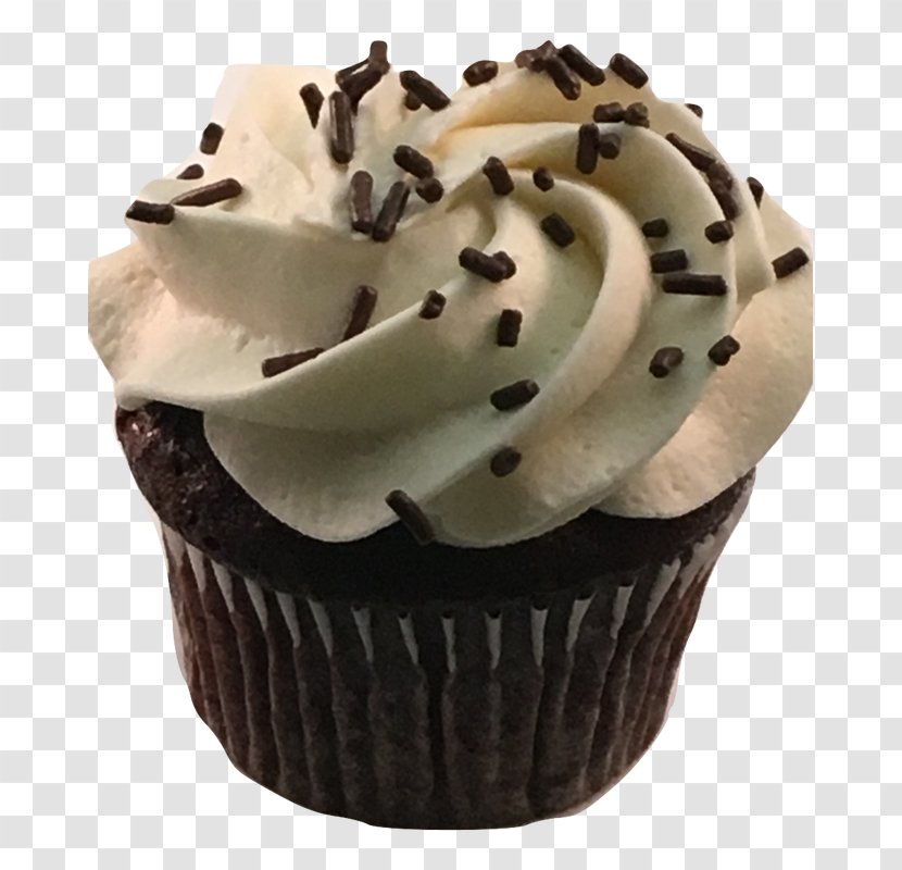 Cupcake Muffin Frosting & Icing Ganache Buttercream - Flavor - Chocolate Transparent PNG