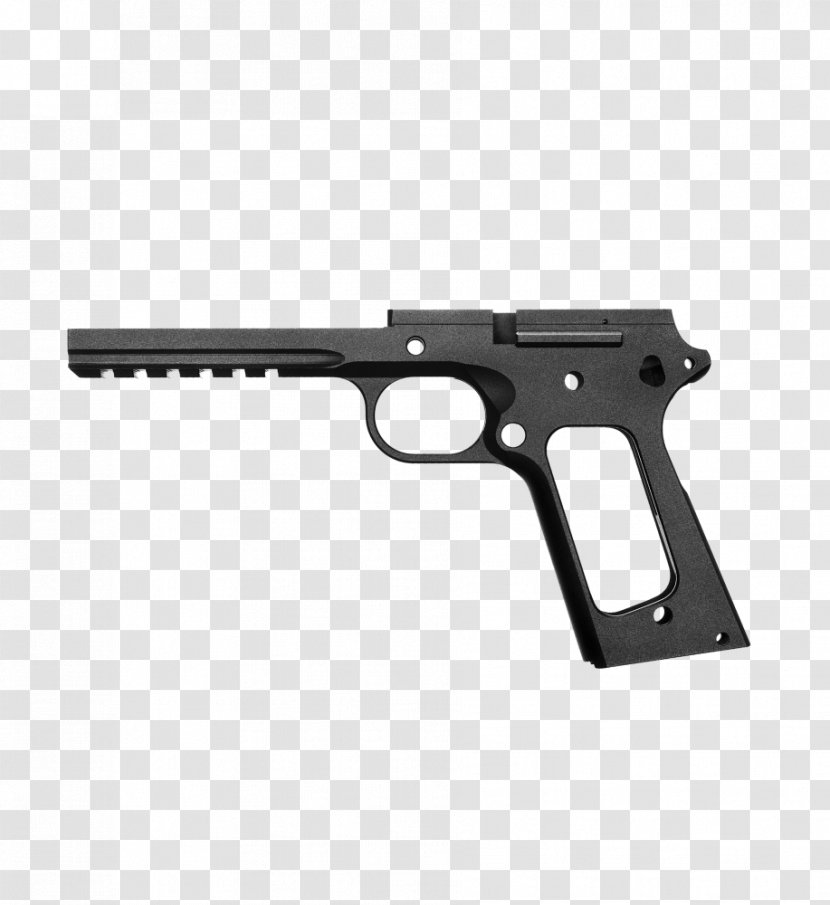 Trigger M1911 Pistol Handgun Picture Frames Receiver - Gun Transparent PNG
