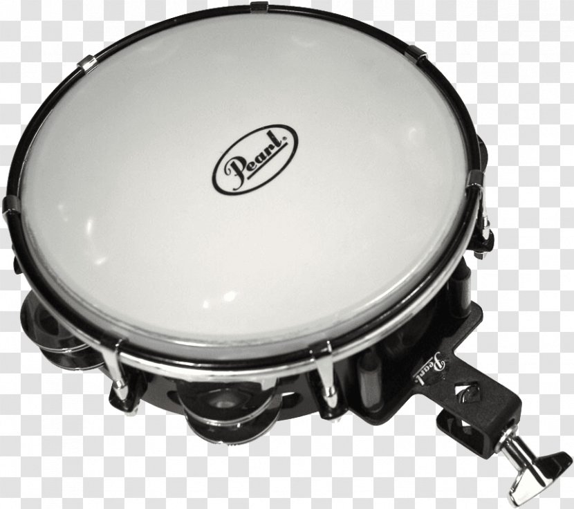 Tamborim Tom-Toms Pearl Tunable Tumb Valin PTB-10 Tambourine Percussion - Non Skin Instrument - Congas Transparent PNG
