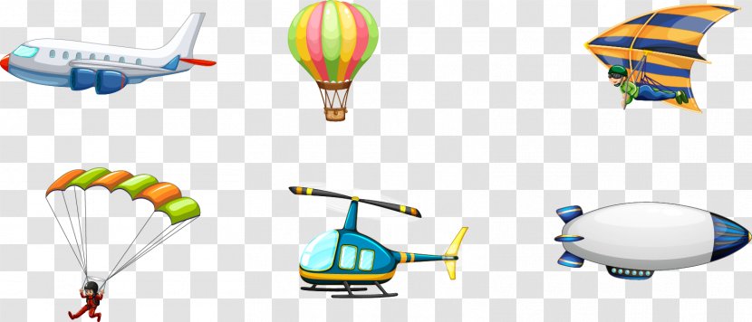 Air Transportation Helicopter Flight Travel Airplane - Vector Fly Tool Transparent PNG
