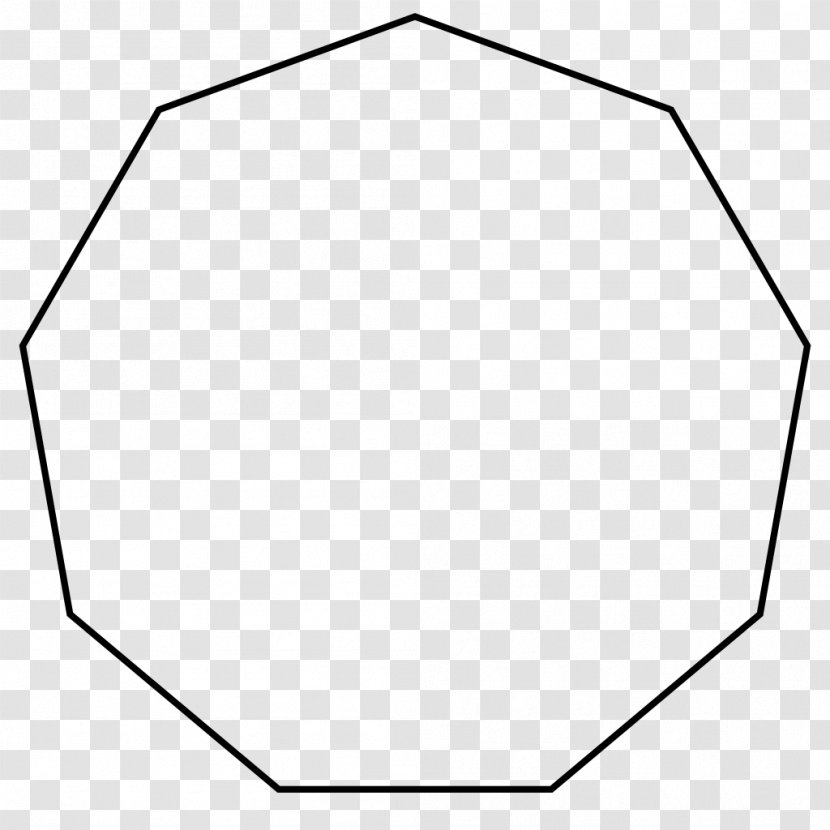 Hendecagon Regular Polygon Dodecagon Nonagon - Rectangle - Shape Transparent PNG