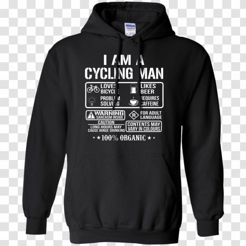 T-shirt Hoodie Sweater Neckline - Bicycle Man Transparent PNG