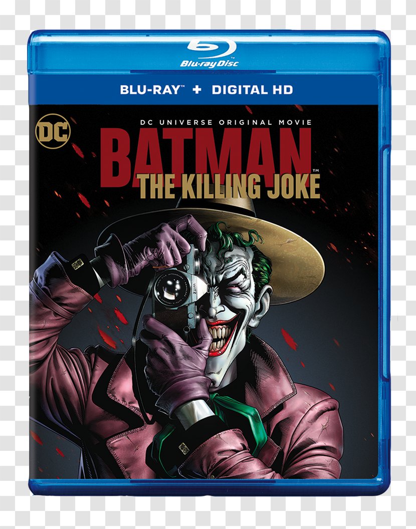 Batman: The Killing Joke Joker Blu-ray Disc Barbara Gordon - Mark Hamill Transparent PNG