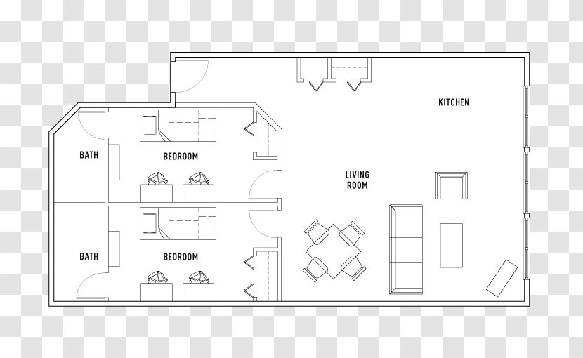 The Lofts At Capital Garage Floor Plan Apartment House - Interior Design Services Transparent PNG