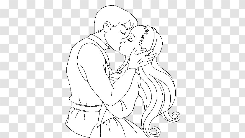 Drawing Kiss Love Friendship Image - Flower Transparent PNG