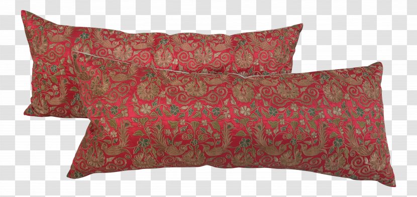 Throw Pillows Embroidery Textile Cushion - Silk - Pillow Transparent PNG