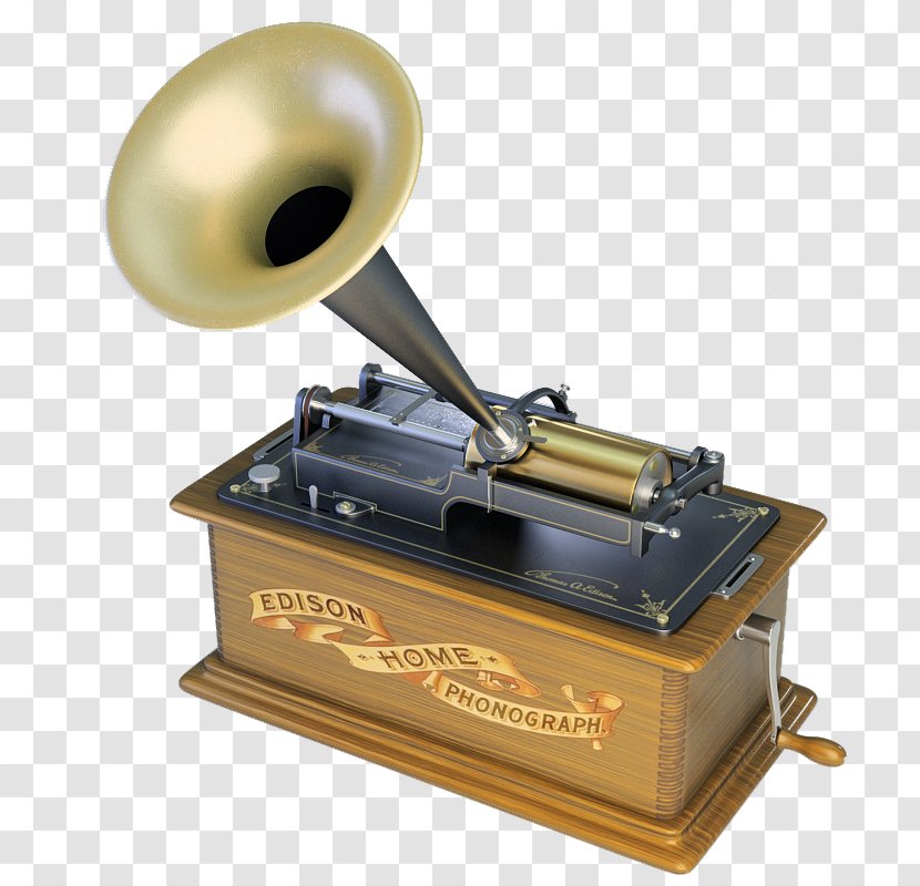 Phonograph 3D Computer Graphics Modeling Horn - Fbx - Retro Brass Transparent PNG