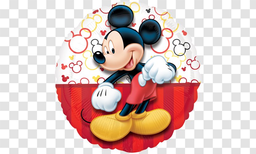 Mickey Mouse Minnie Balloon Birthday Flower Bouquet - Bag Transparent PNG