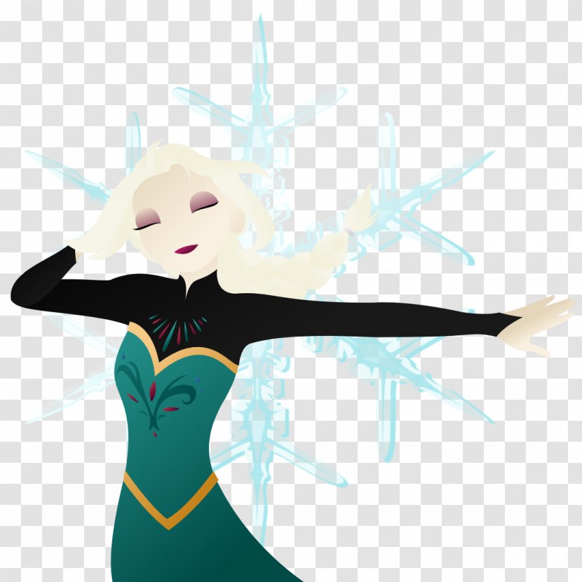Elsa Anna The Snow Queen Let It Go - Heart Transparent PNG